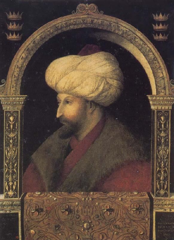Gentile Bellini Portrait of the Ottoman sultan Mehmed the Conqueror Germany oil painting art